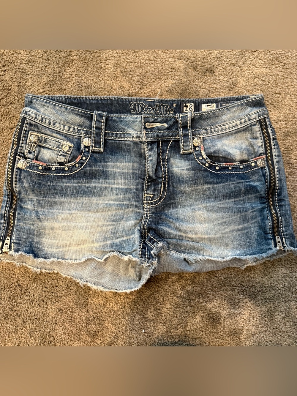 Y2K Miss Me Jeans Denim Shorts